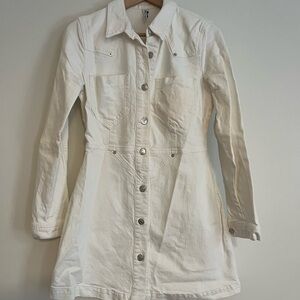 Gorgeous white denim dress for sale